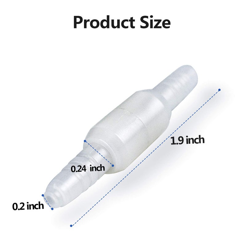 ItAll 5Packs Oxygen Tubing Swivel Connector for Oxygen Tubing, Swivel Oxygen Tubing Connector, Avoid Tangling of Tube - Image 4